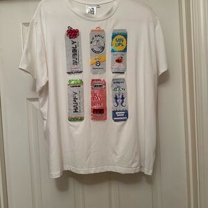 Queen of Sparkles White “Seltzer” T-Shirt